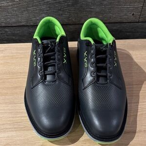 Jordan Black and Neon Green Sneakers